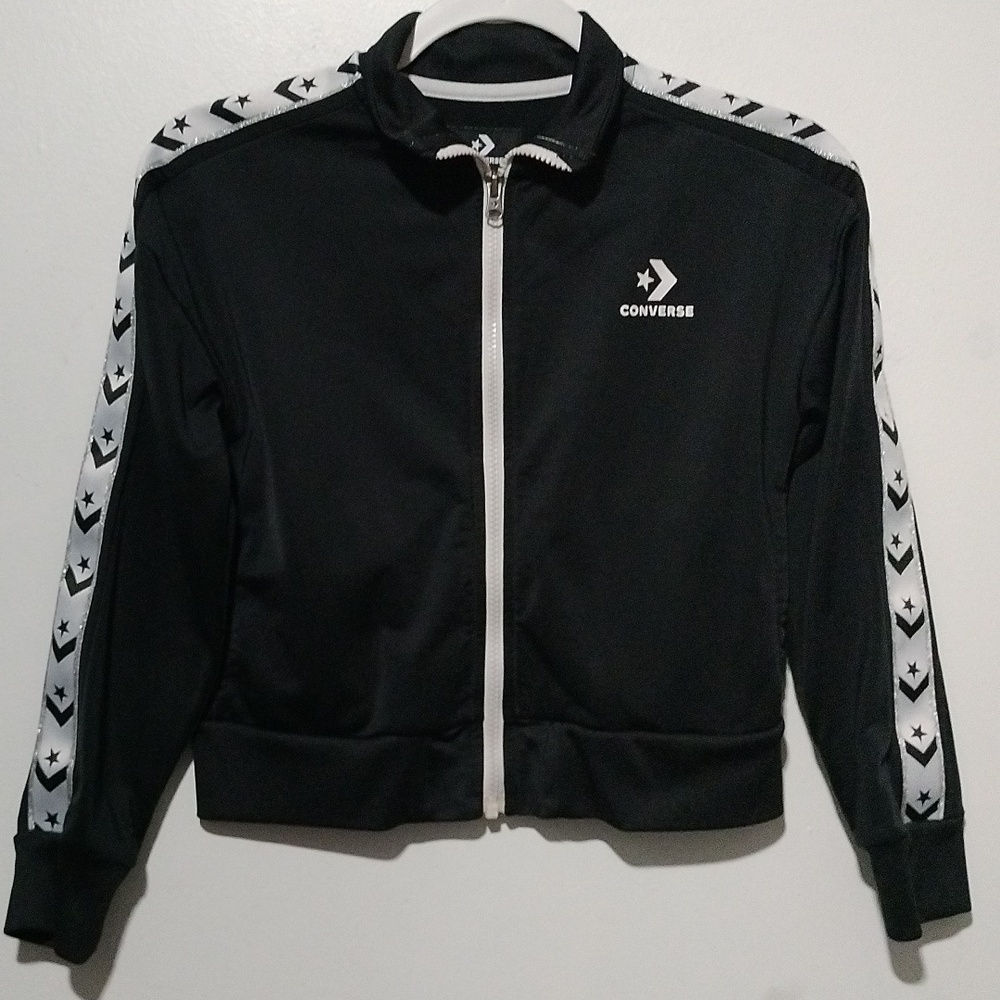 Kids Converse zip up jacket size M (10/12)